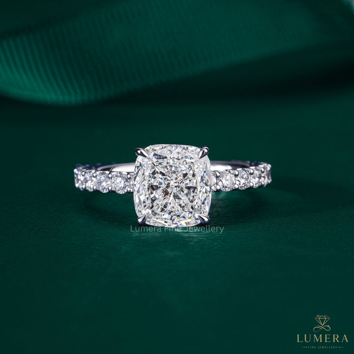 Round Lab Grown Diamond 4 Prong Setting Tennis Bracelet